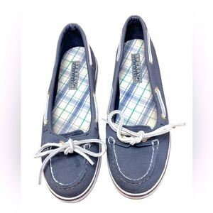 Perry Top-sider Canvas Shoe w Leather Lace